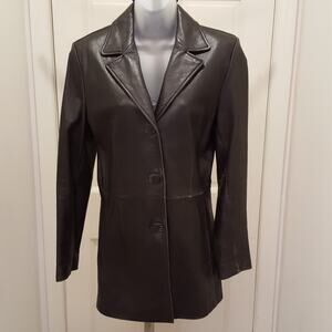 Vintage Black Leather Jacket